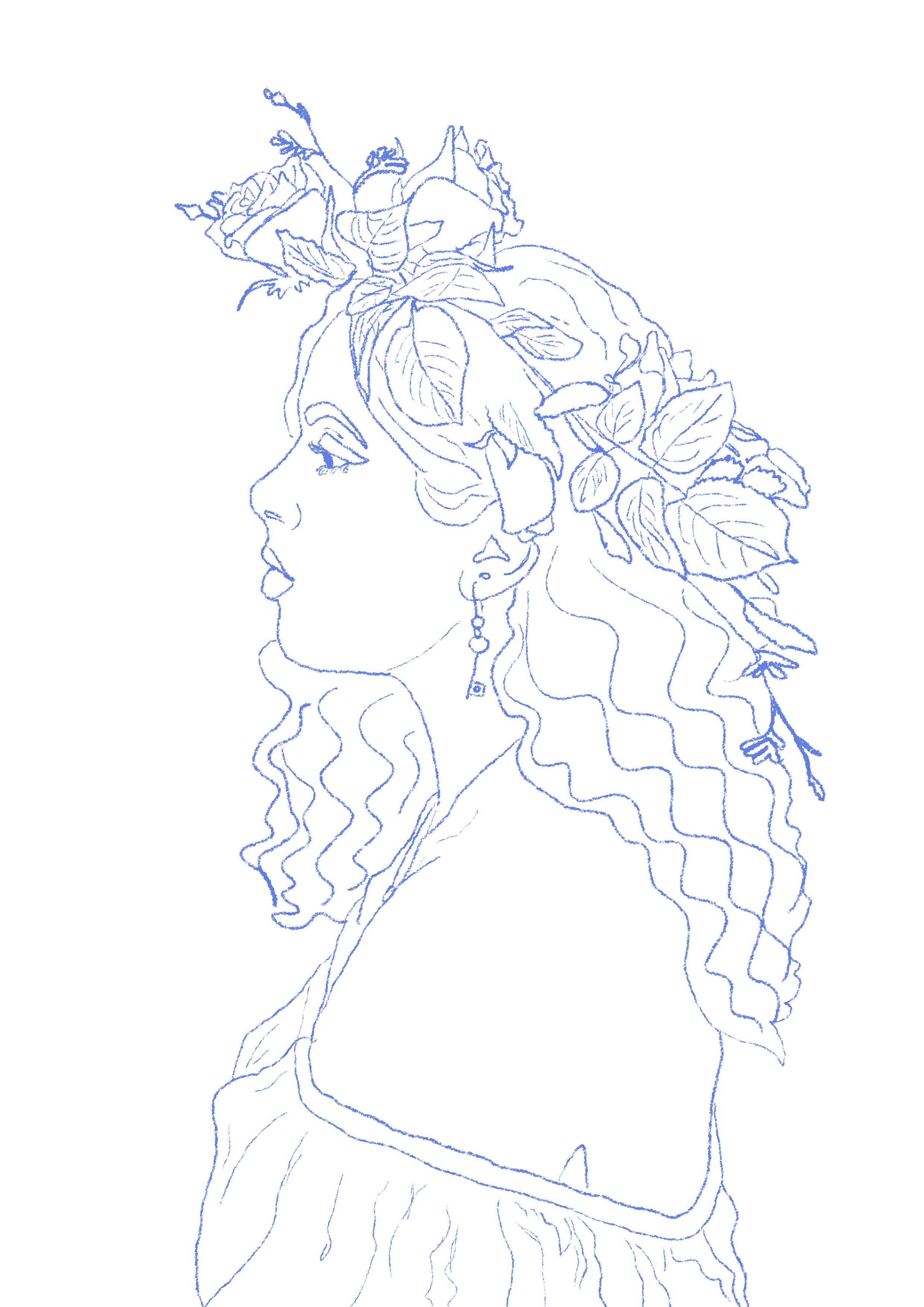 A sketch of the same image.