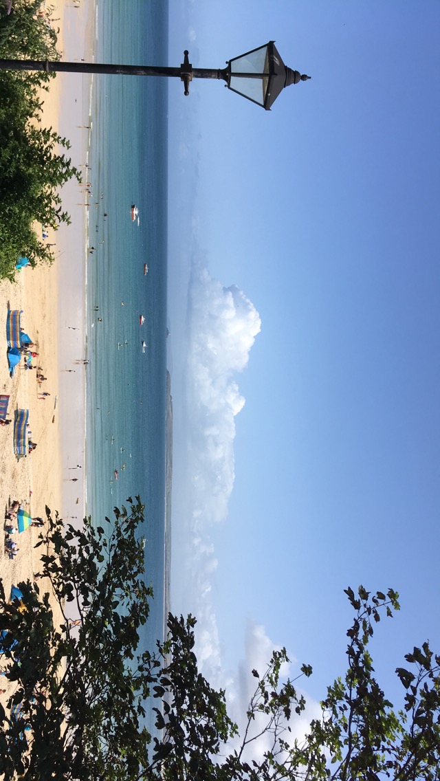 A view of the beach at St Ives